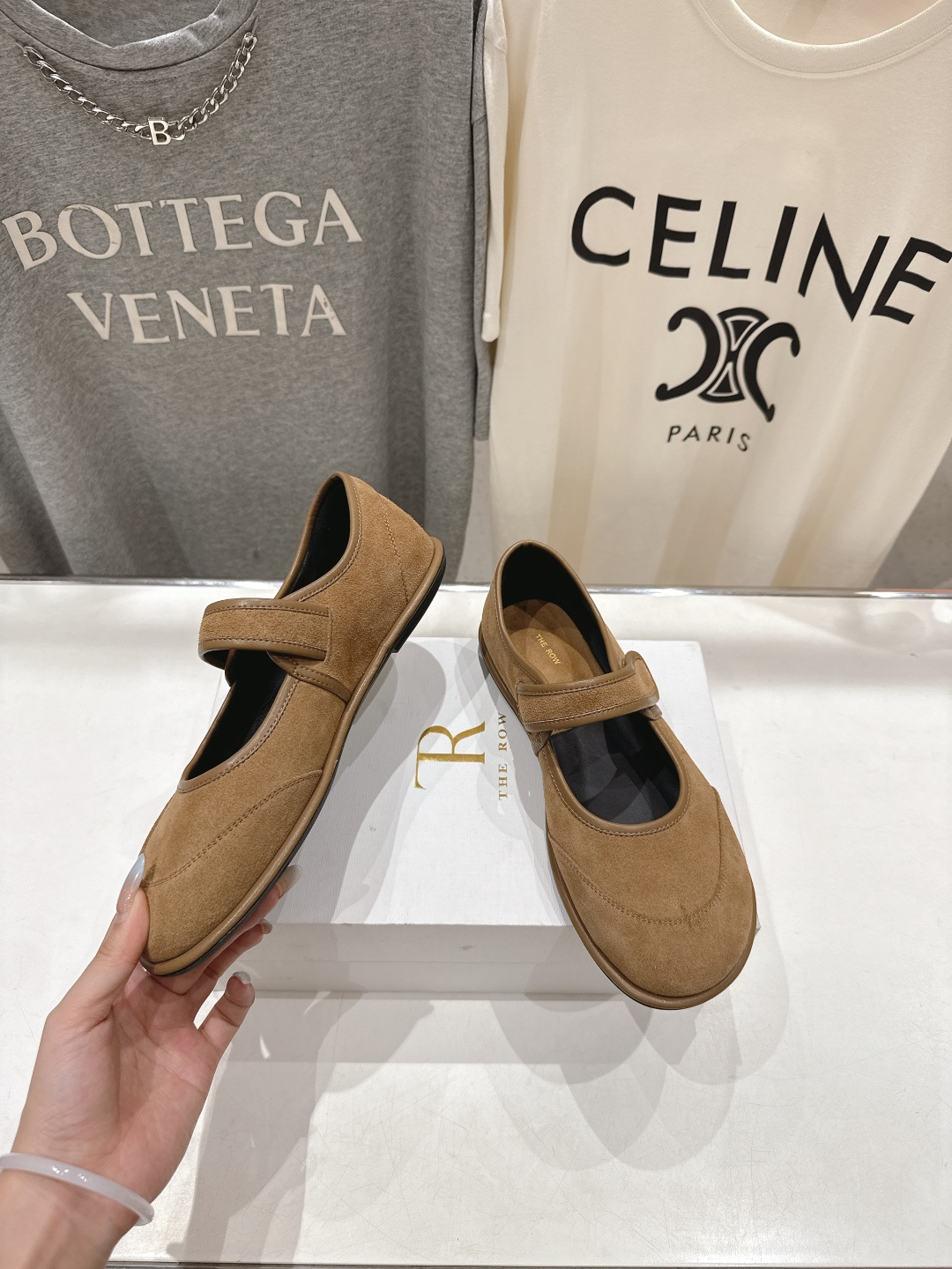 高版本出厂 The Row 2025ss新品爆款平底玛丽珍乐福鞋一脚蹬单鞋复古穆勒鞋非常舒服的一款平底鞋