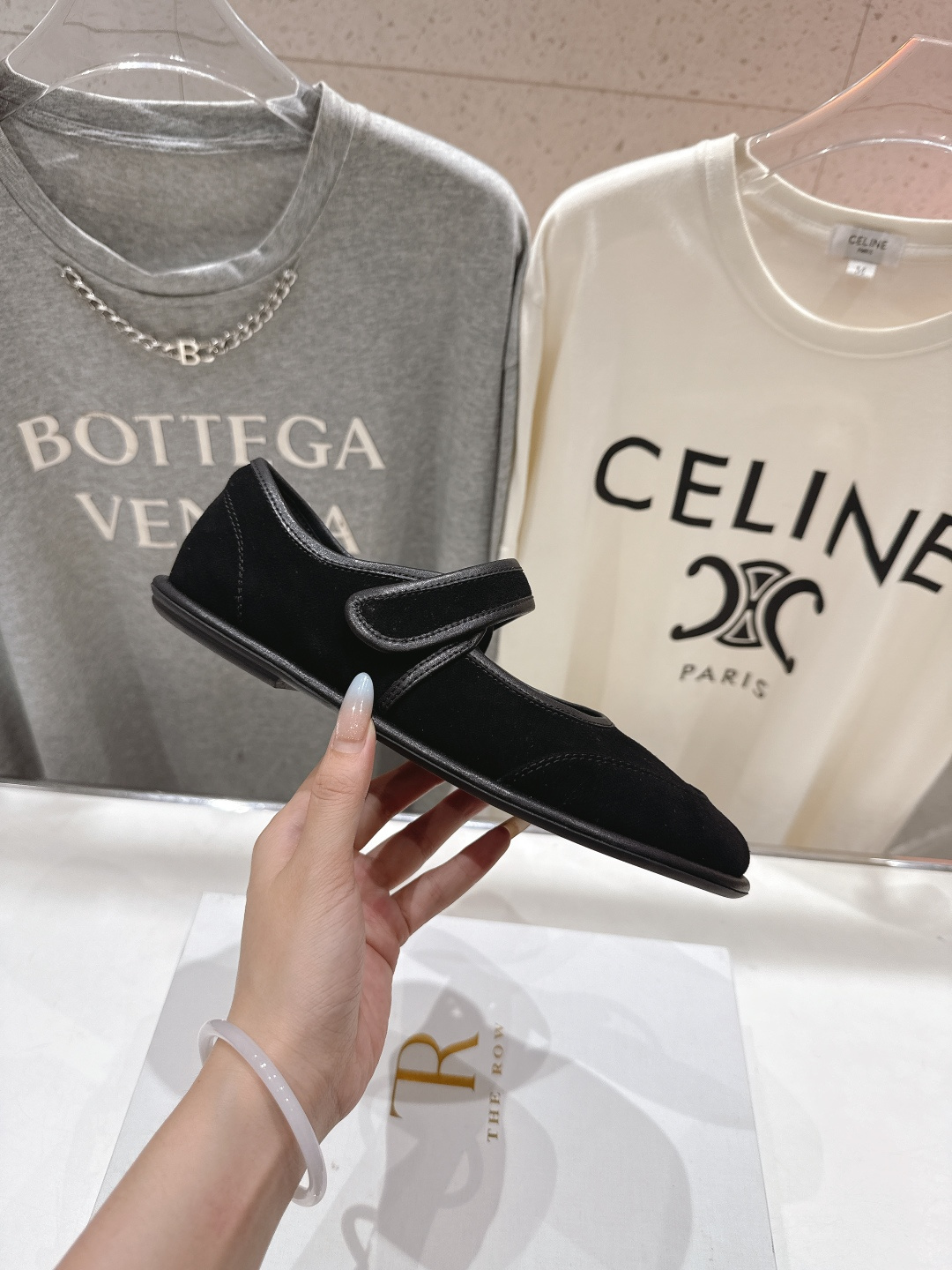 高版本出厂 The Row 2025ss新品爆款平底玛丽珍乐福鞋一脚蹬单鞋复古穆勒鞋非常舒服的一款平底鞋