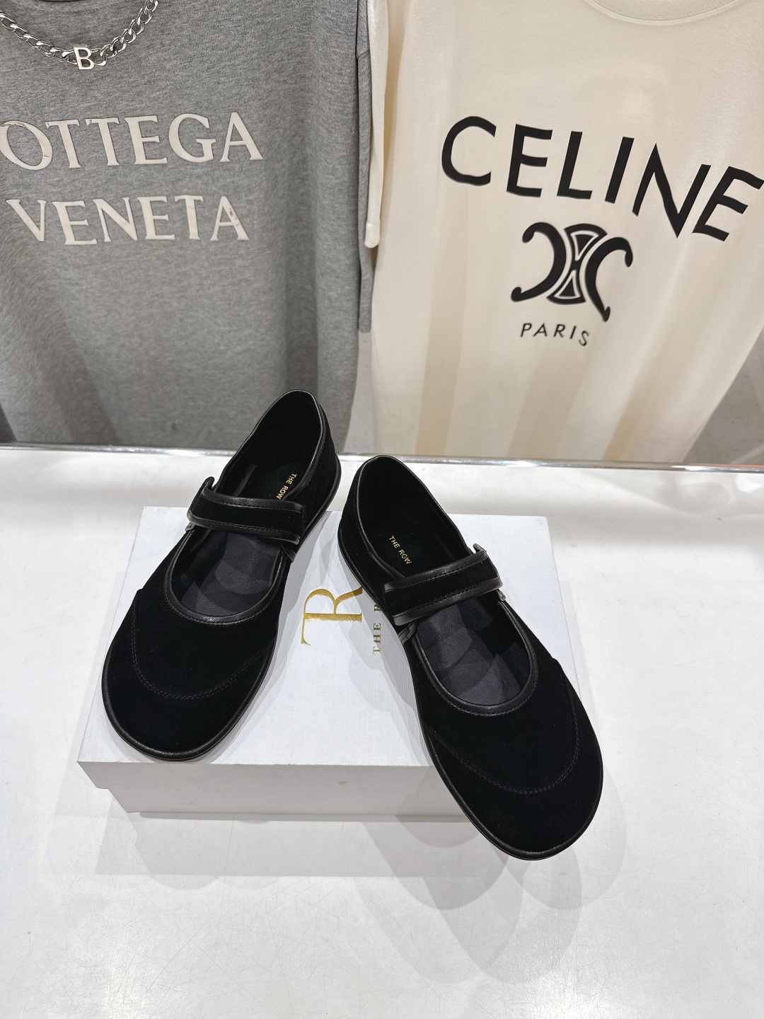 高版本出厂 The Row 2025ss新品爆款平底玛丽珍乐福鞋一脚蹬单鞋复古穆勒鞋非常舒服的一款平底鞋