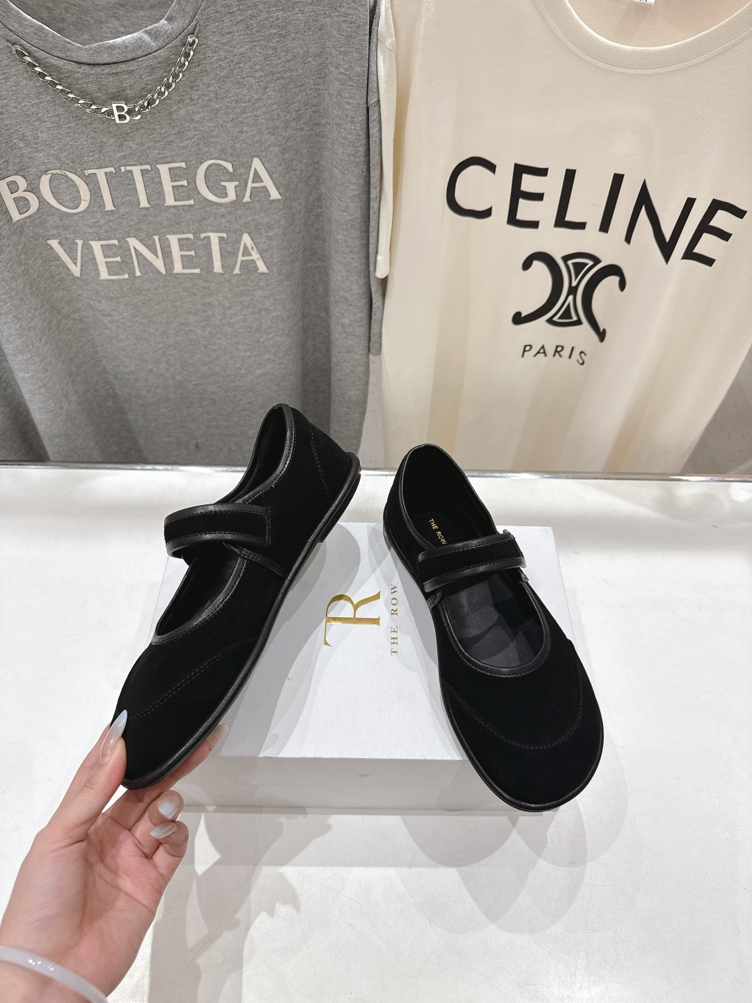 高版本出厂 The Row 2025ss新品爆款平底玛丽珍乐福鞋一脚蹬单鞋复古穆勒鞋非常舒服的一款平底鞋