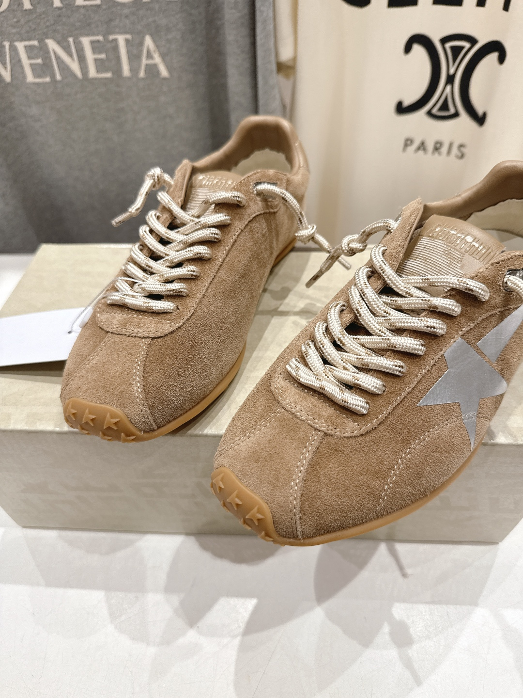 高版本出厂 情侣款 GGDB Golden Goose F028 2025ss马拉松系列暴走鞋平底阿甘鞋