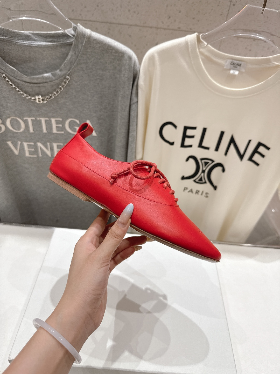 高版本出厂 CELINE*赛琳F052 2025ss新款玛丽珍布洛克复古风平底休闲乐福鞋单鞋网红爆款来袭