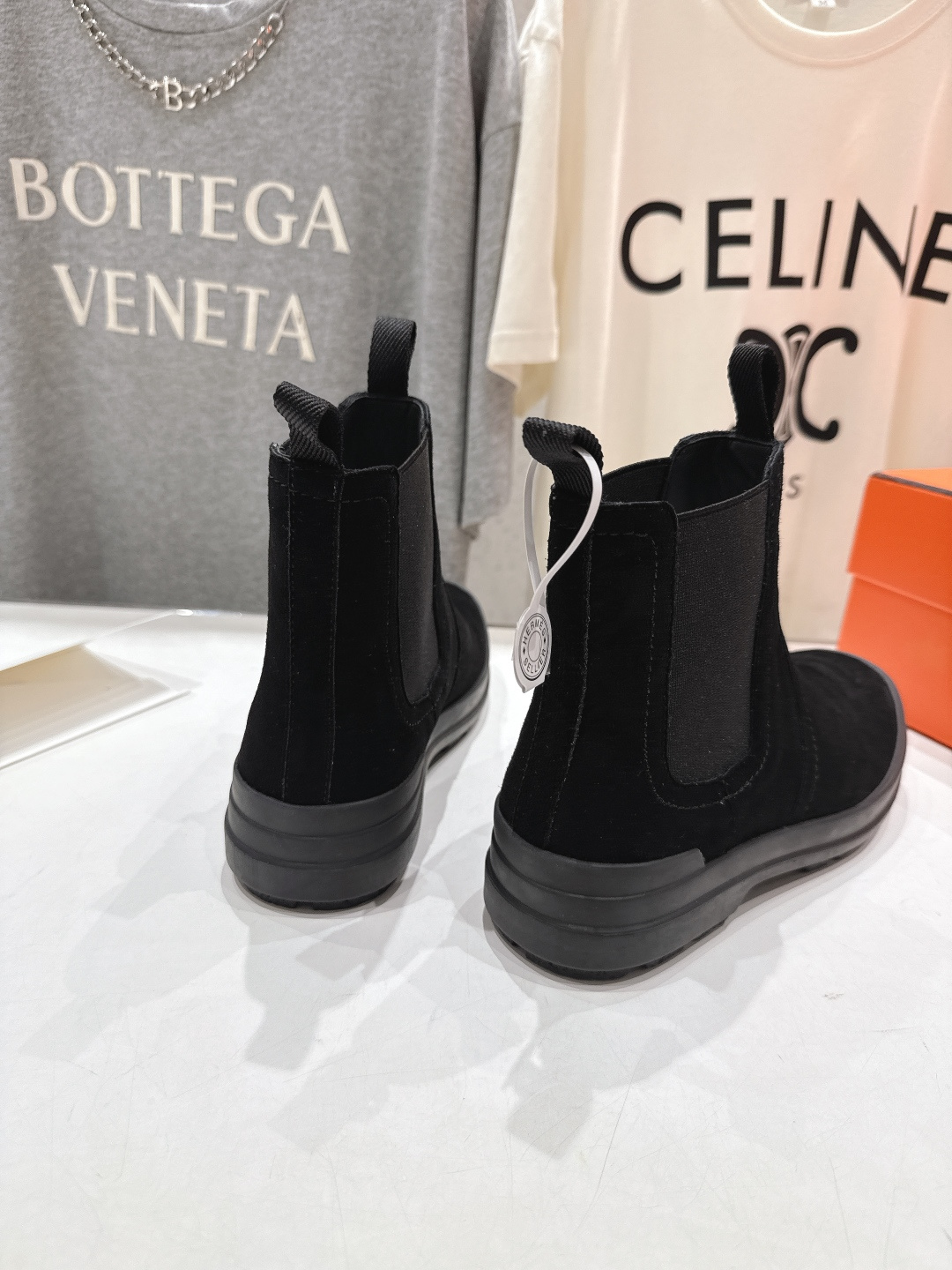 高版本出厂 Hermes 爱马仕F058 25ss new H家2025ss新款秋冬切尔西短靴鞋型很好看