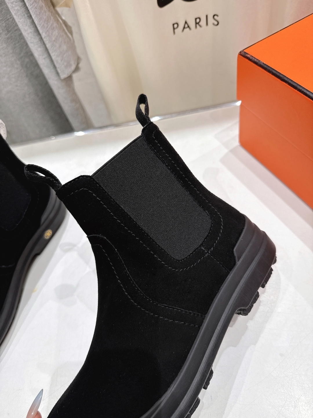 高版本出厂 Hermes 爱马仕F058 25ss new H家2025ss新款秋冬切尔西短靴鞋型很好看