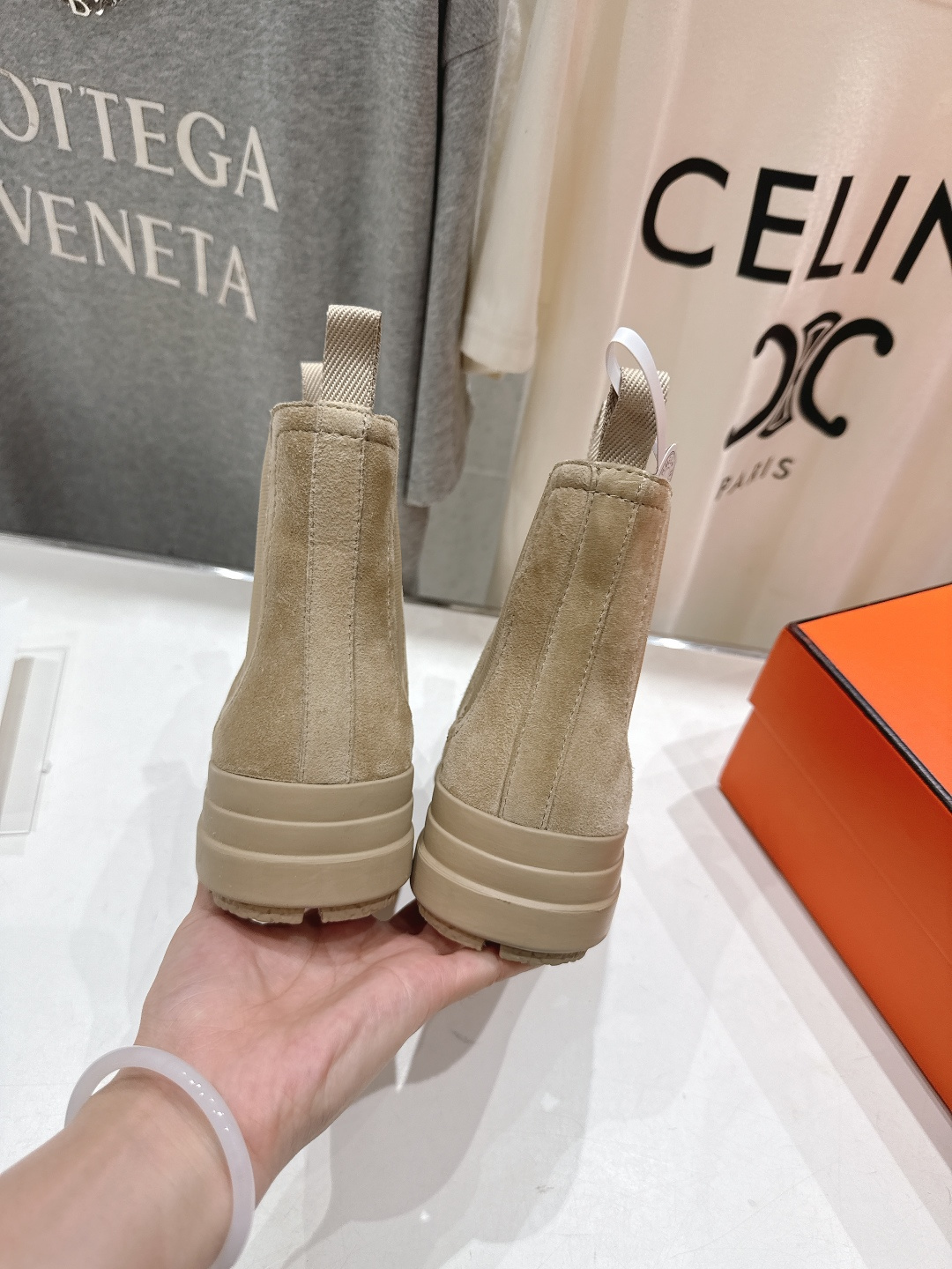 高版本出厂 Hermes 爱马仕F058 25ss new H家2025ss新款秋冬切尔西短靴鞋型很好看