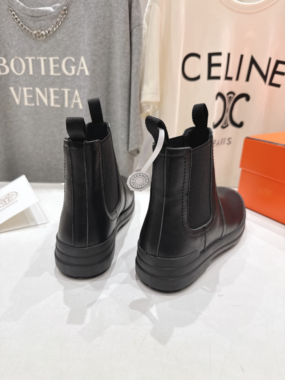 高版本出厂 Hermes 爱马仕F058 25ss new H家2025ss新款秋冬切尔西短靴鞋型很好看