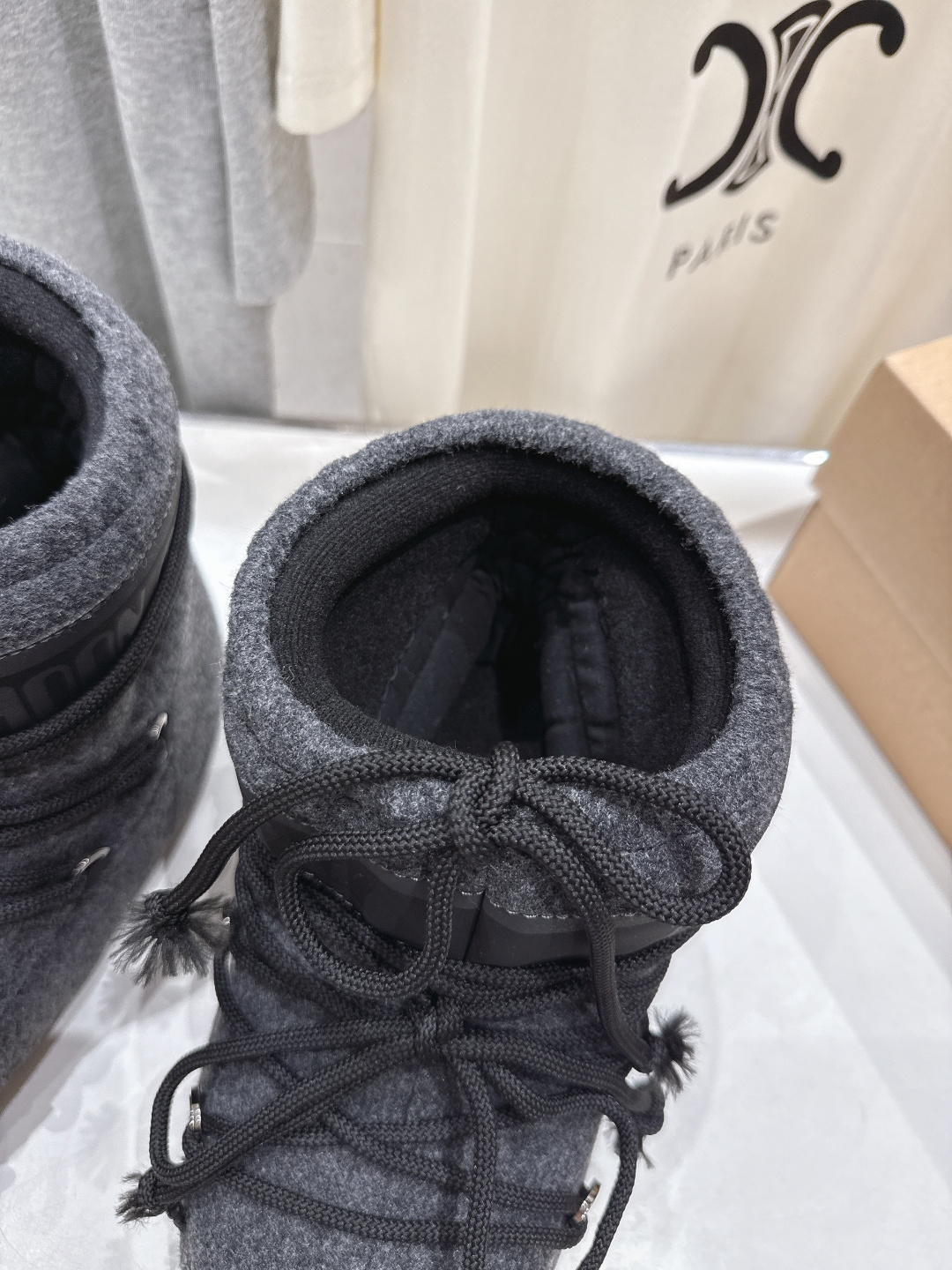 高版本出厂 Moon Boot F060 2025ss秋冬季爆款保暖厚底雪地靴 【丑萌月亮雪地靴】忘了U