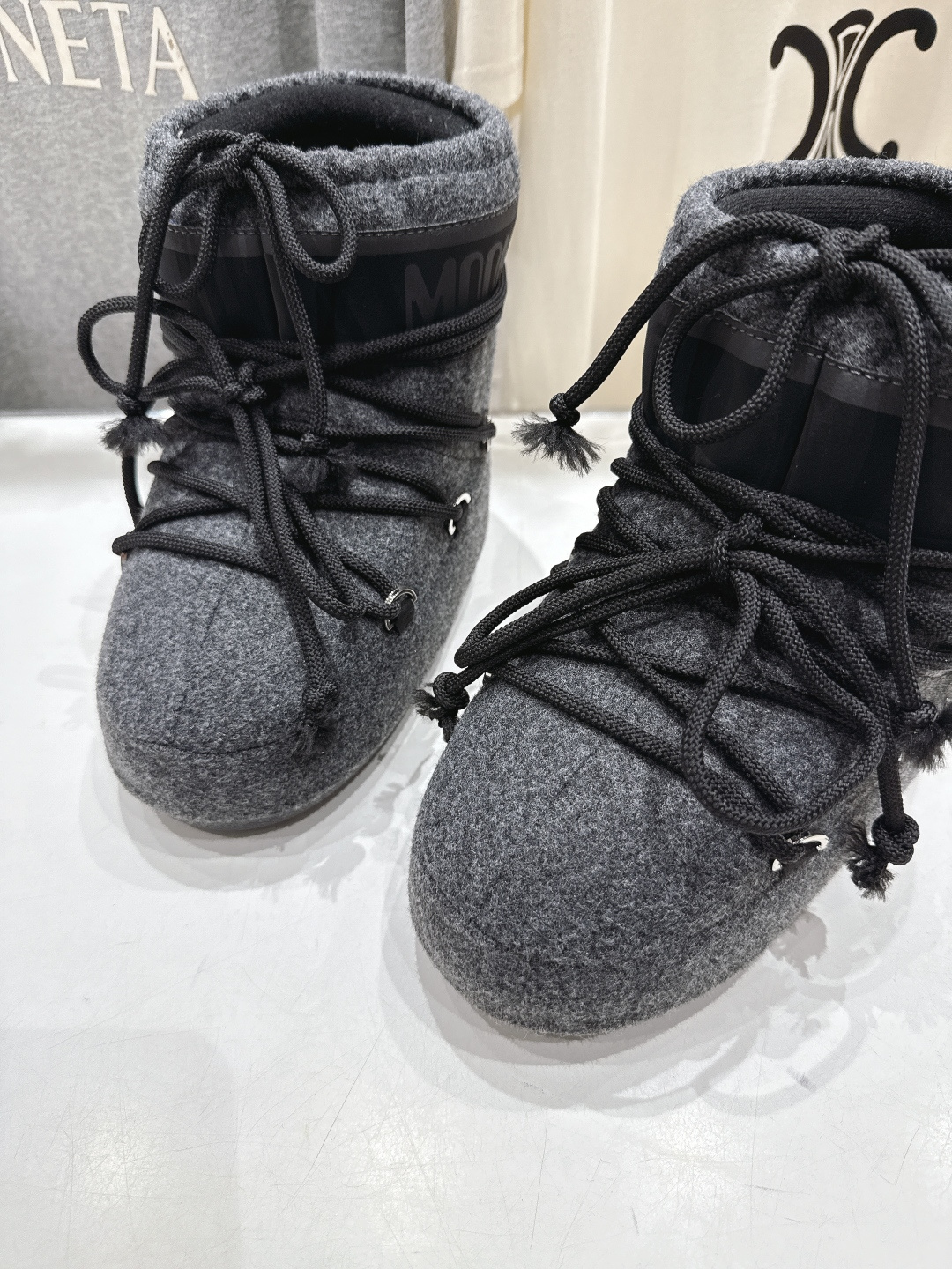 高版本出厂 Moon Boot F060 2025ss秋冬季爆款保暖厚底雪地靴 【丑萌月亮雪地靴】忘了U