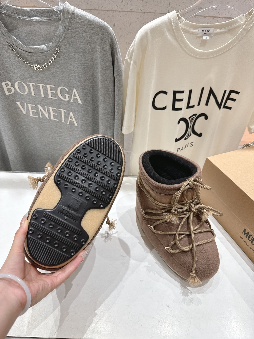 高版本出厂 Moon Boot F060 2025ss秋冬季爆款保暖厚底雪地靴 【丑萌月亮雪地靴】忘了U