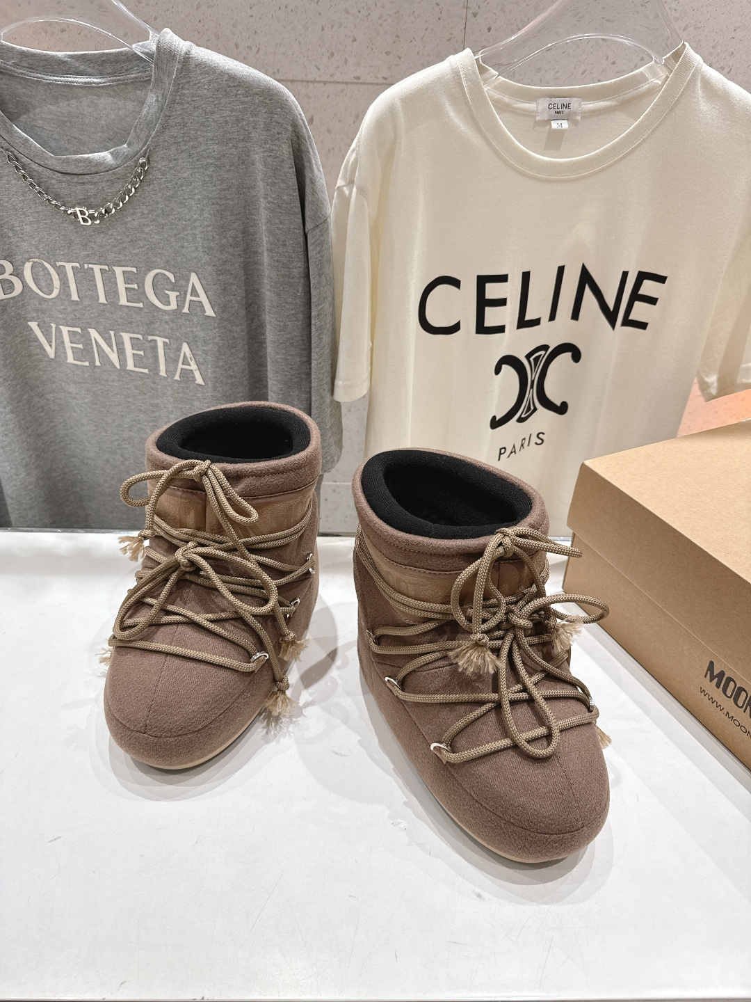 高版本出厂 Moon Boot F060 2025ss秋冬季爆款保暖厚底雪地靴 【丑萌月亮雪地靴】忘了U