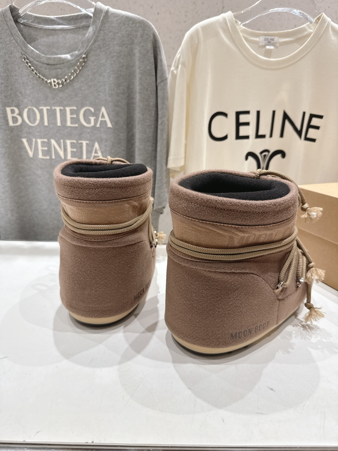 高版本出厂 Moon Boot F060 2025ss秋冬季爆款保暖厚底雪地靴 【丑萌月亮雪地靴】忘了U