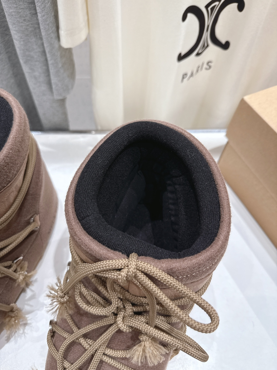 高版本出厂 Moon Boot F060 2025ss秋冬季爆款保暖厚底雪地靴 【丑萌月亮雪地靴】忘了U