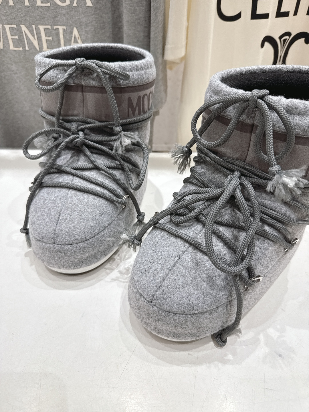 高版本出厂 Moon Boot F060 2025ss秋冬季爆款保暖厚底雪地靴 【丑萌月亮雪地靴】忘了U