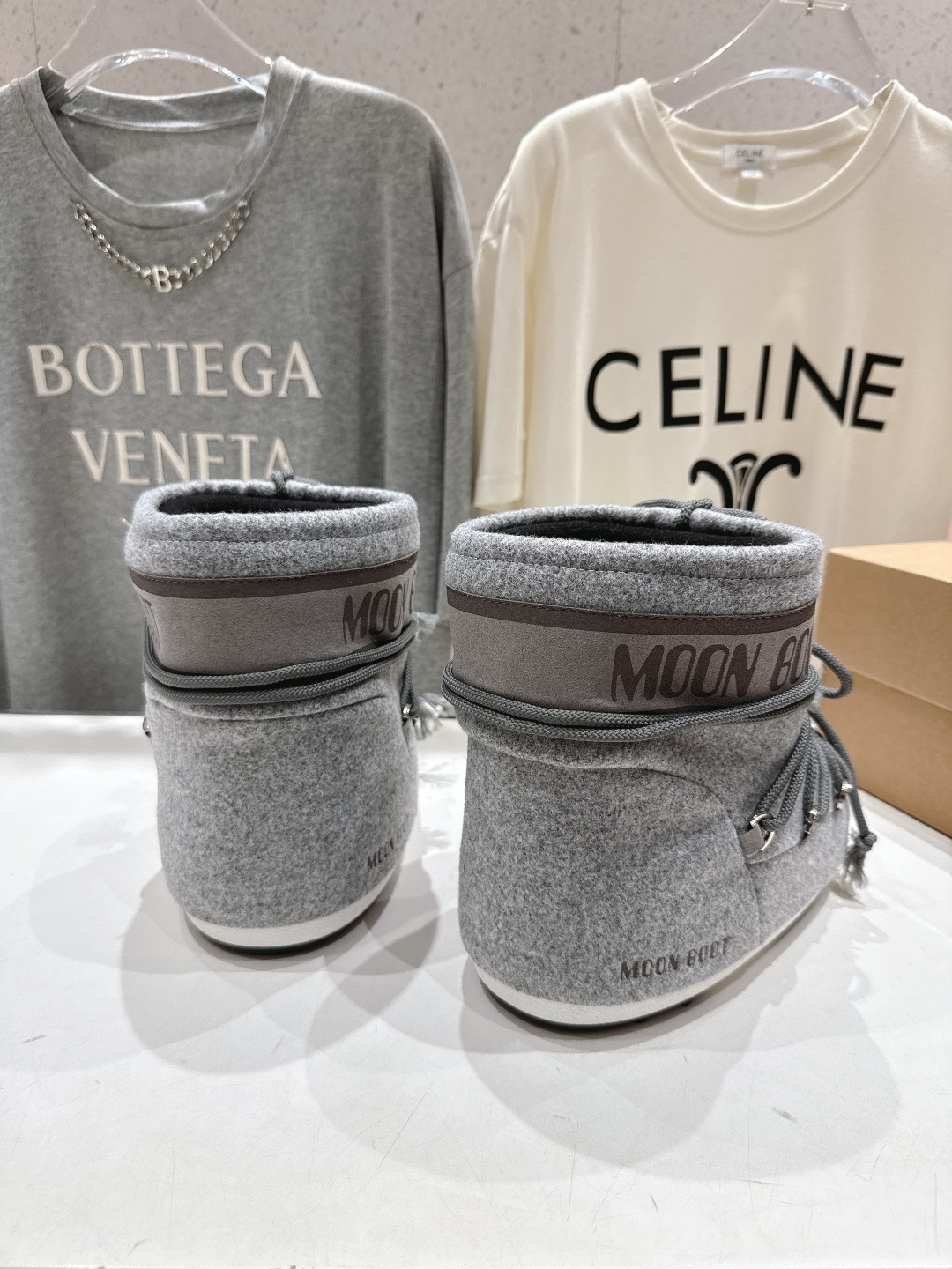 高版本出厂 Moon Boot F060 2025ss秋冬季爆款保暖厚底雪地靴 【丑萌月亮雪地靴】忘了U