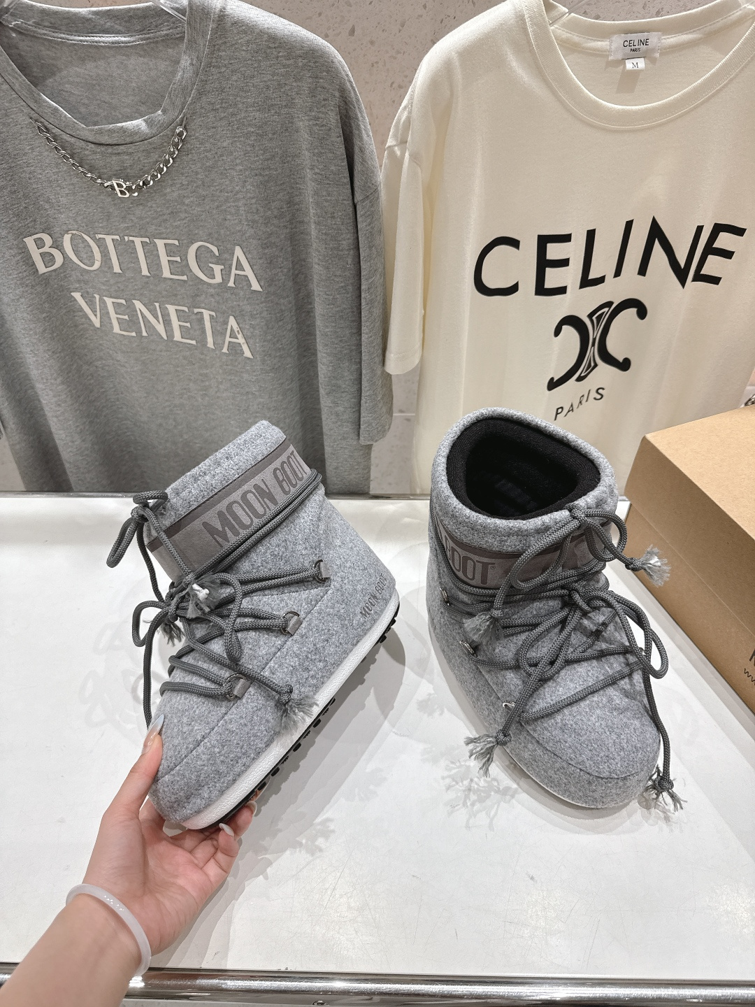 高版本出厂 Moon Boot F060 2025ss秋冬季爆款保暖厚底雪地靴 【丑萌月亮雪地靴】忘了U