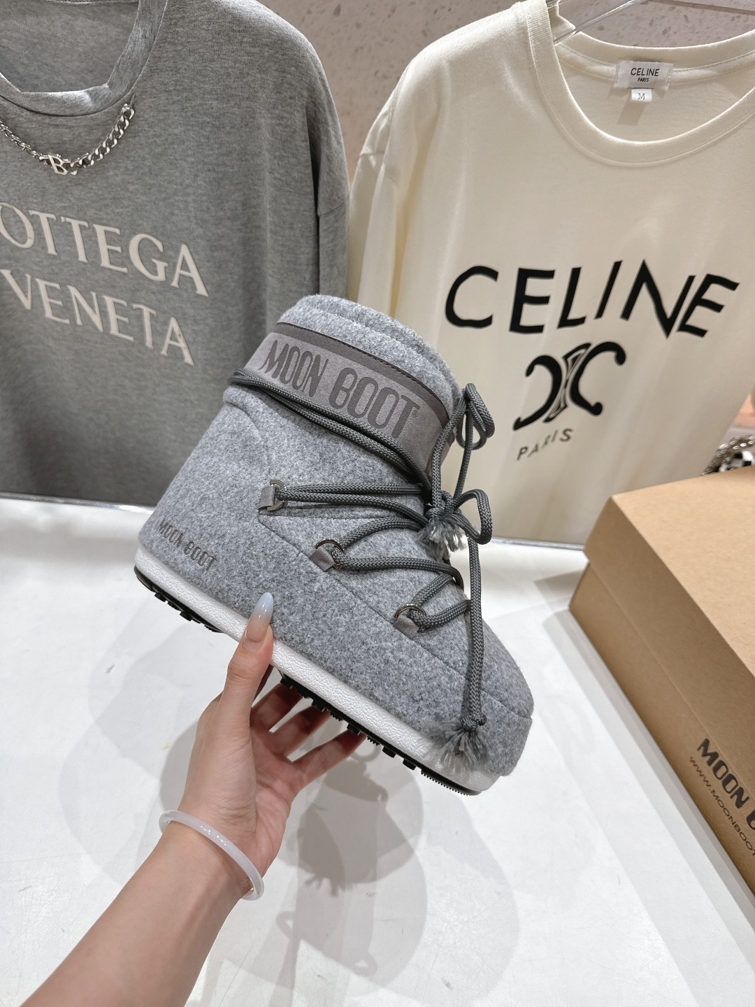 高版本出厂 Moon Boot F060 2025ss秋冬季爆款保暖厚底雪地靴 【丑萌月亮雪地靴】忘了U