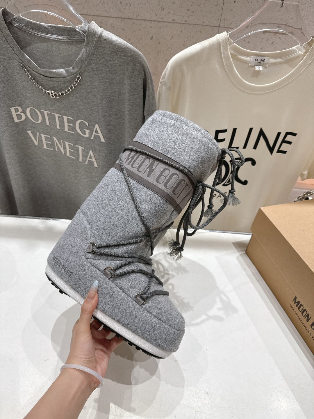 高版本出厂 Moon Boot F060 2025ss秋冬季爆款保暖厚底雪地靴 【丑萌月亮雪地靴】忘了U