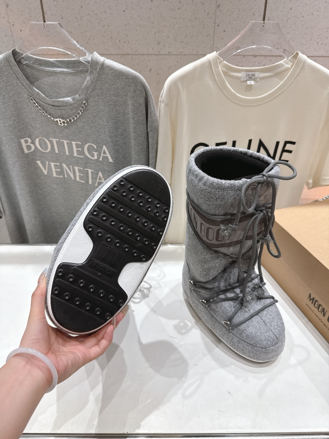 高版本出厂 Moon Boot F060 2025ss秋冬季爆款保暖厚底雪地靴 【丑萌月亮雪地靴】忘了U
