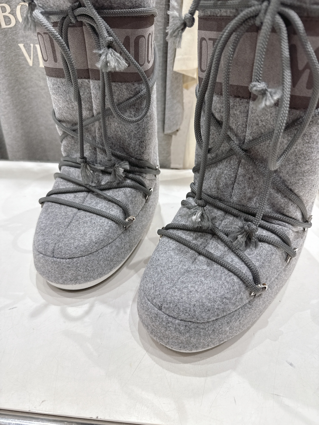 高版本出厂 Moon Boot F060 2025ss秋冬季爆款保暖厚底雪地靴 【丑萌月亮雪地靴】忘了U