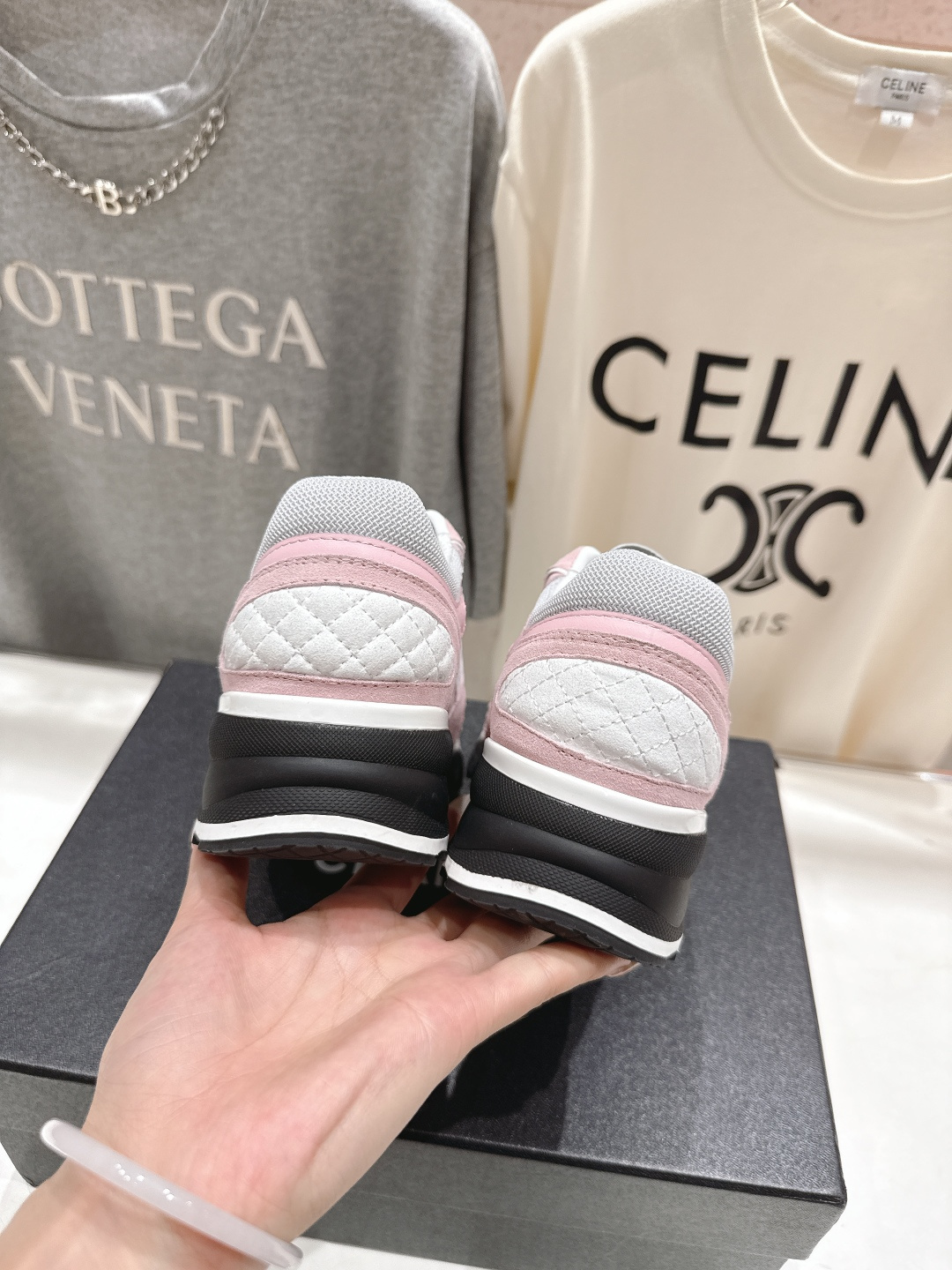 高版本出厂 Chane*香奈儿F015 小香 2025ss新款系带熊猫鞋休闲鞋小白鞋运动鞋 饼干鞋顶级版