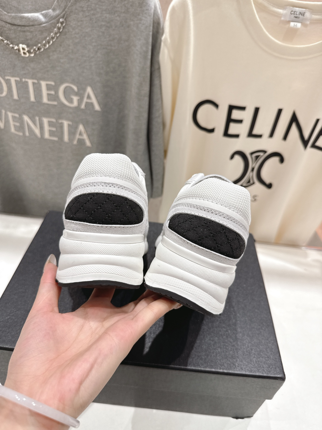 高版本出厂 Chane*香奈儿F015 小香 2025ss新款系带熊猫鞋休闲鞋小白鞋运动鞋 饼干鞋顶级版