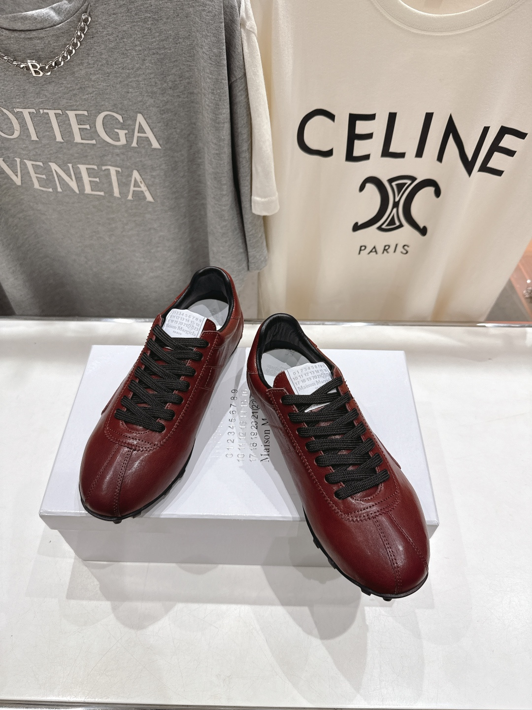 高版本出厂 MM6【Maison Martin Margiela】马吉拉2025ss平底系带德训鞋休闲鞋