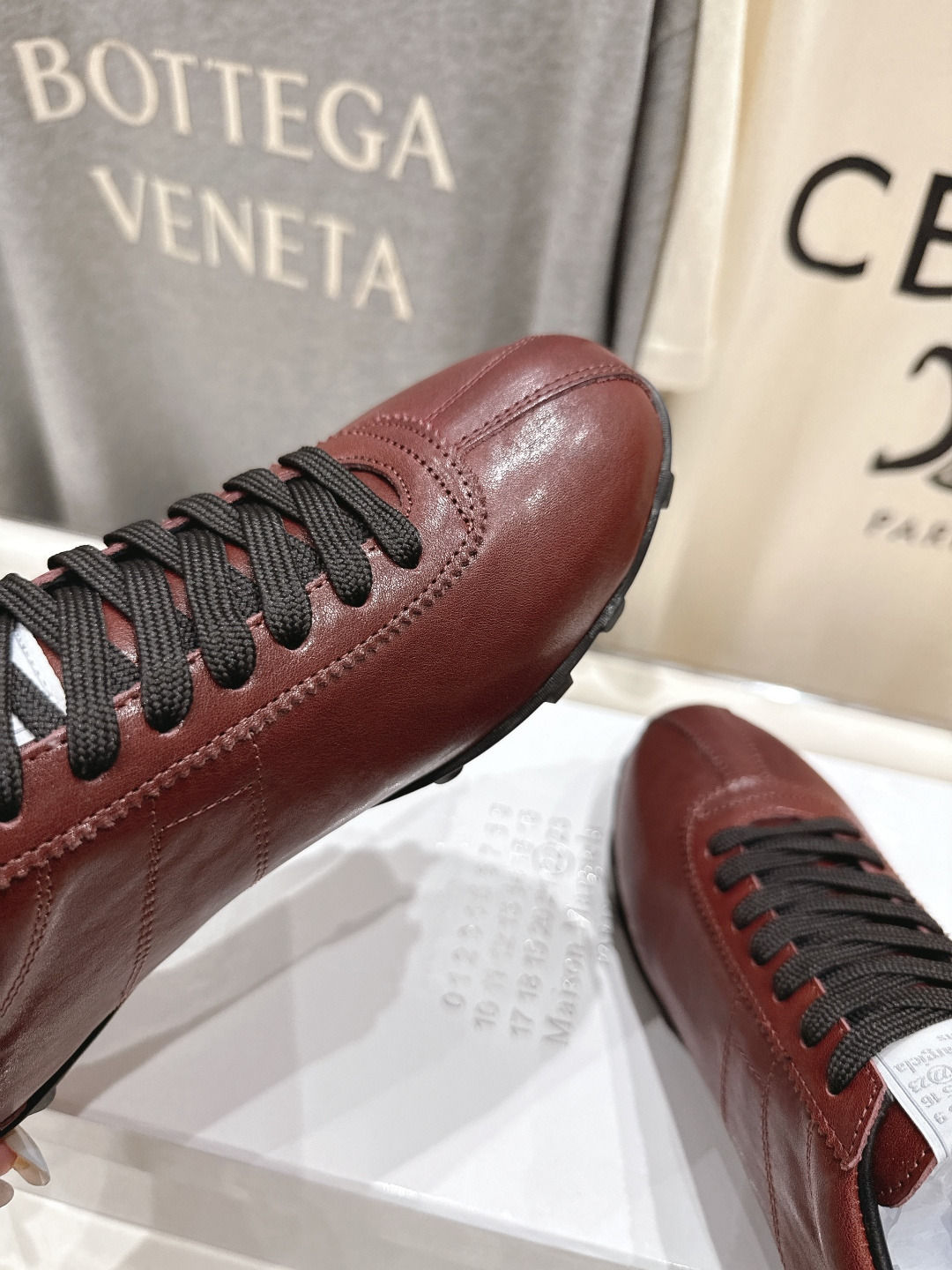 高版本出厂 MM6【Maison Martin Margiela】马吉拉2025ss平底系带德训鞋休闲鞋