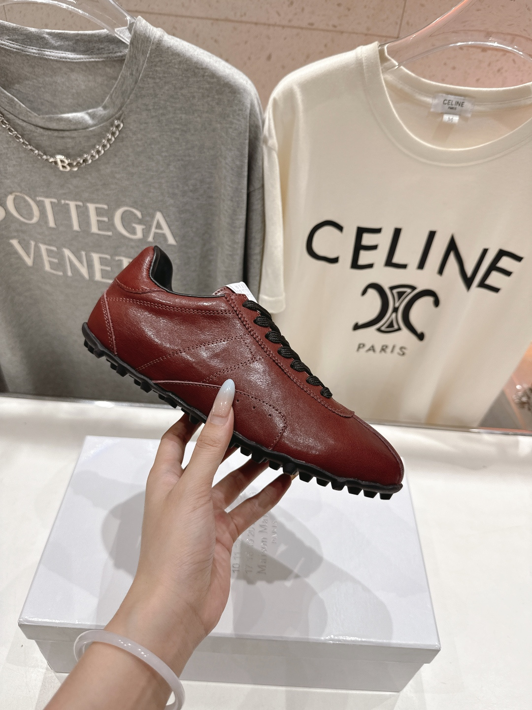 高版本出厂 MM6【Maison Martin Margiela】马吉拉2025ss平底系带德训鞋休闲鞋
