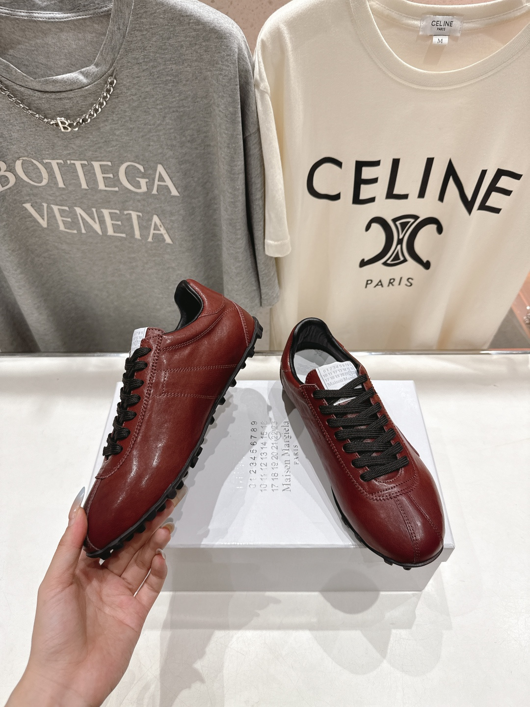 高版本出厂 MM6【Maison Martin Margiela】马吉拉2025ss平底系带德训鞋休闲鞋
