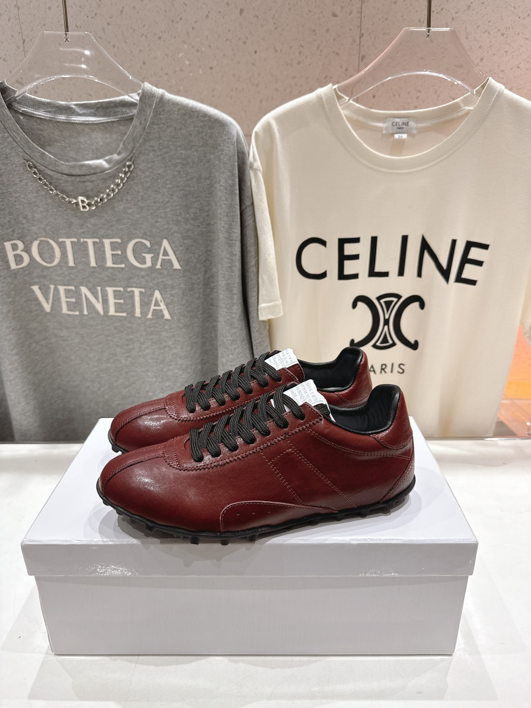 高版本出厂 MM6【Maison Martin Margiela】马吉拉2025ss平底系带德训鞋休闲鞋