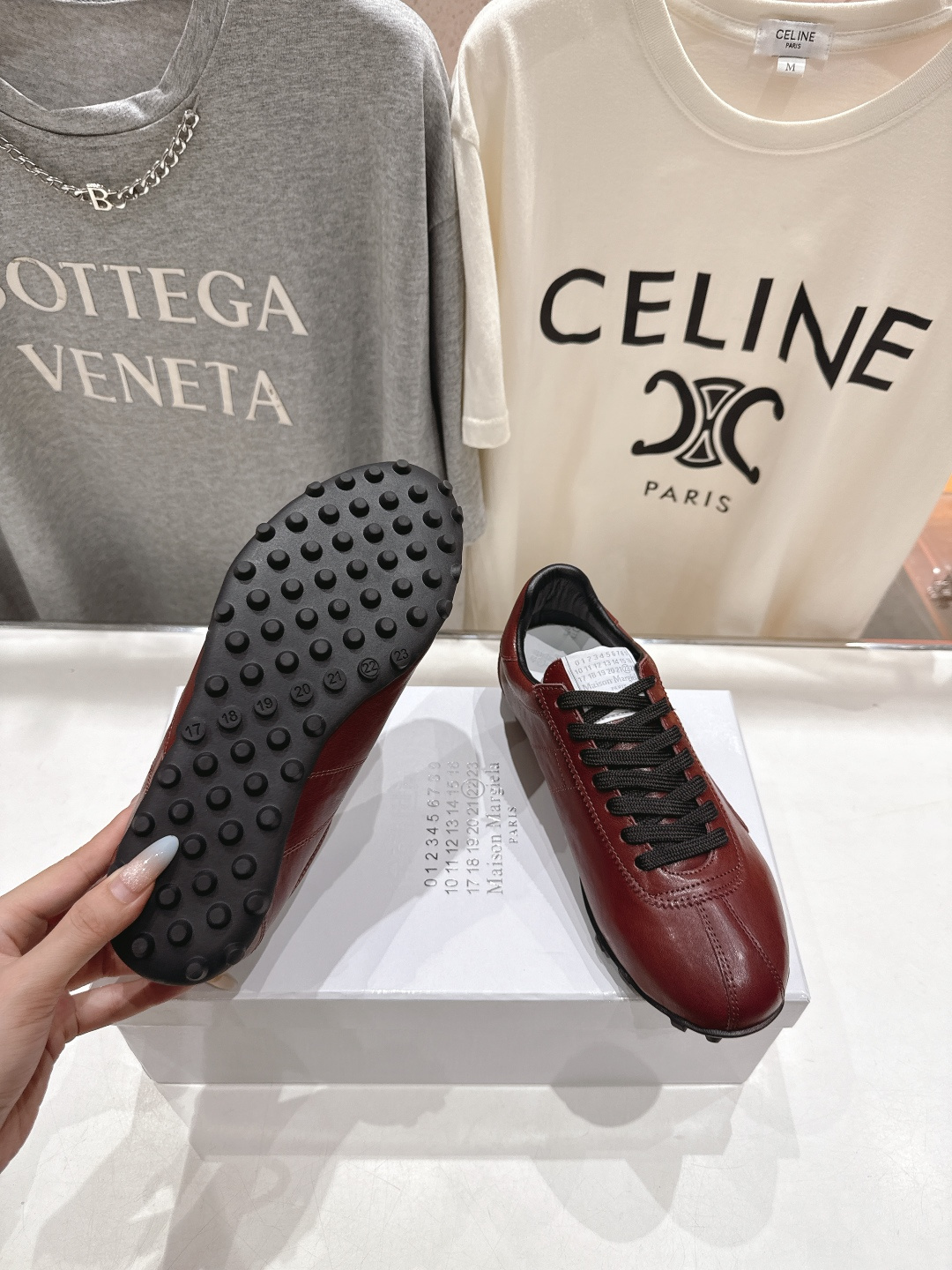 高版本出厂 MM6【Maison Martin Margiela】马吉拉2025ss平底系带德训鞋休闲鞋