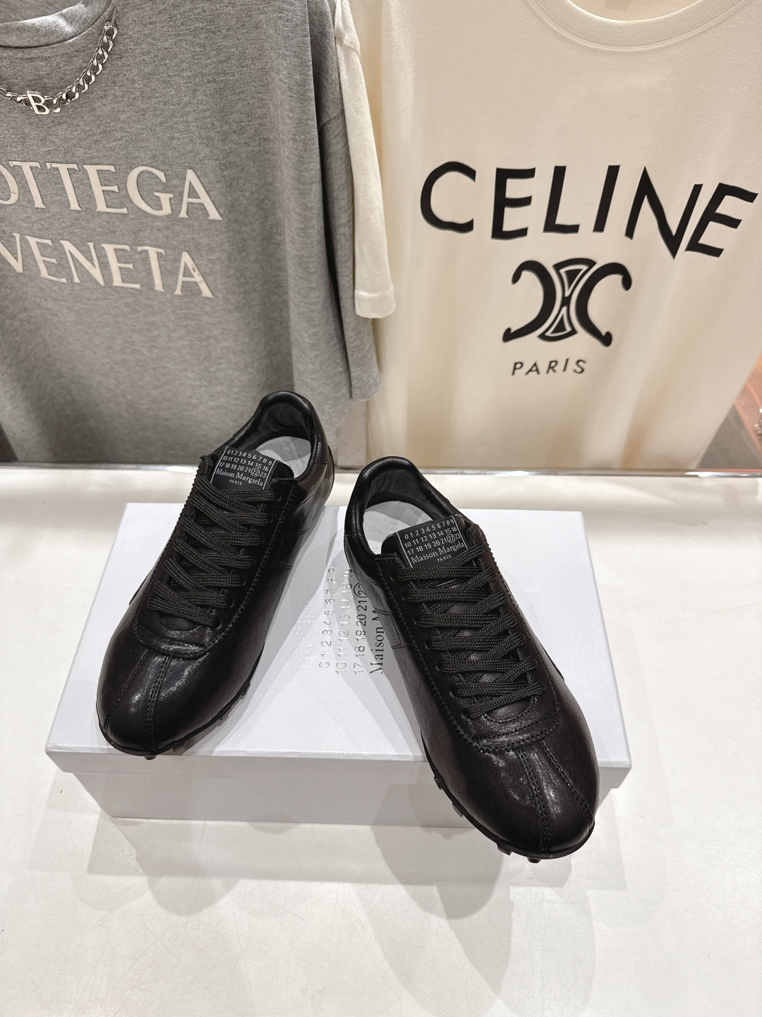 高版本出厂 MM6【Maison Martin Margiela】马吉拉2025ss平底系带德训鞋休闲鞋