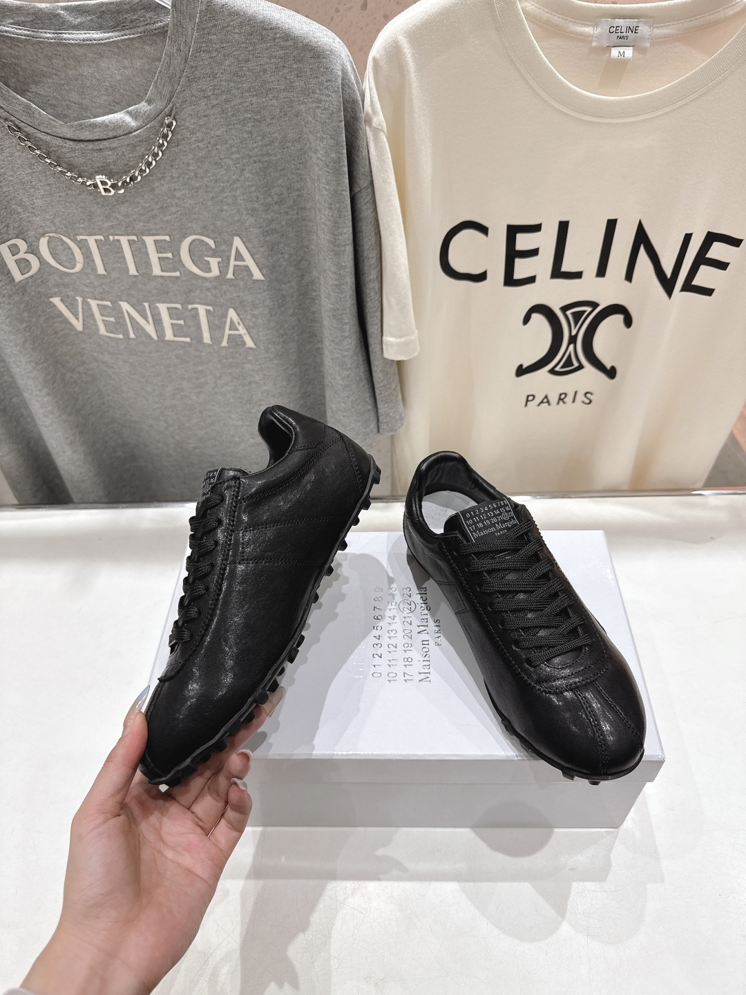 高版本出厂 MM6【Maison Martin Margiela】马吉拉2025ss平底系带德训鞋休闲鞋