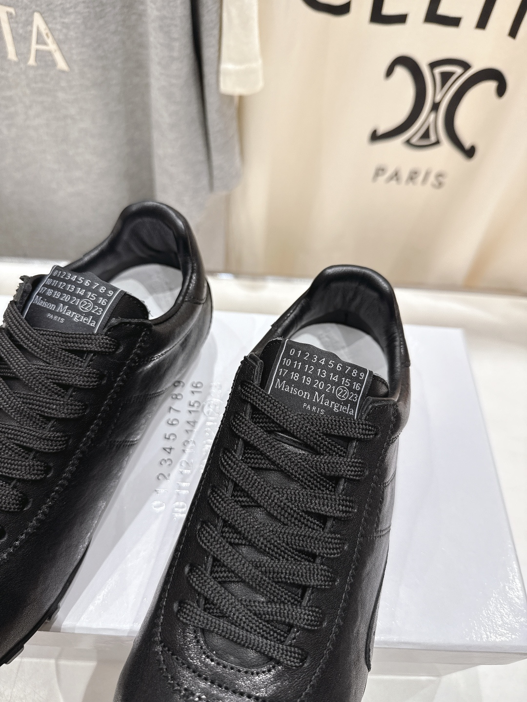 高版本出厂 MM6【Maison Martin Margiela】马吉拉2025ss平底系带德训鞋休闲鞋