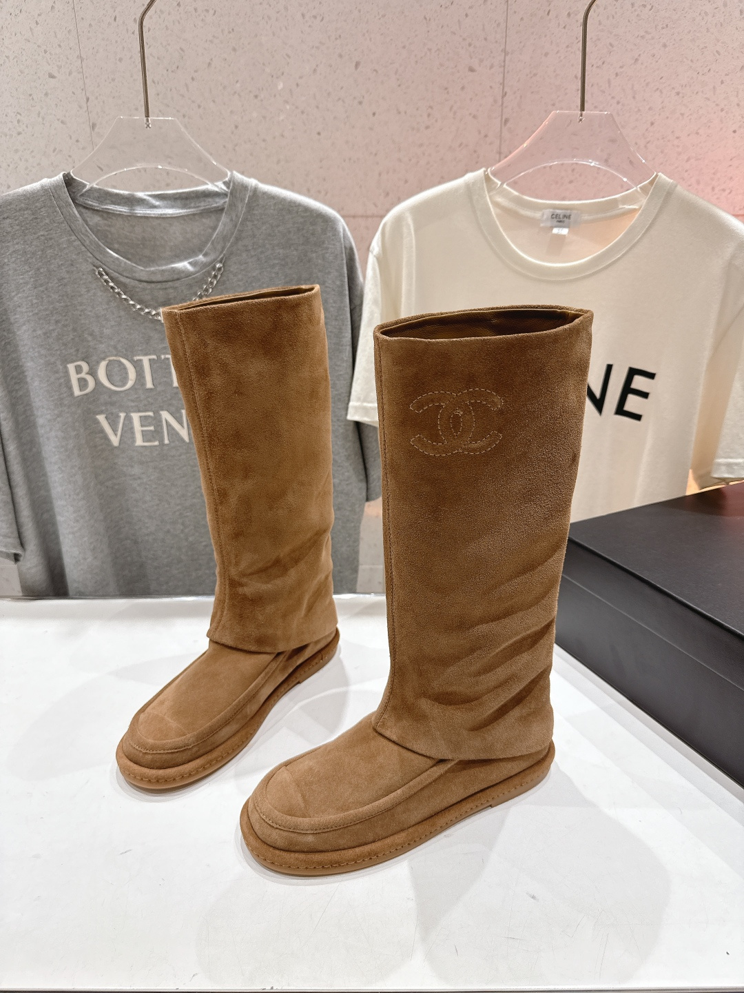 高版本出厂 Chanel… fw25ssnew F028小香2025秋冬新款长靴马丁靴，原版拆卸精准拷贝