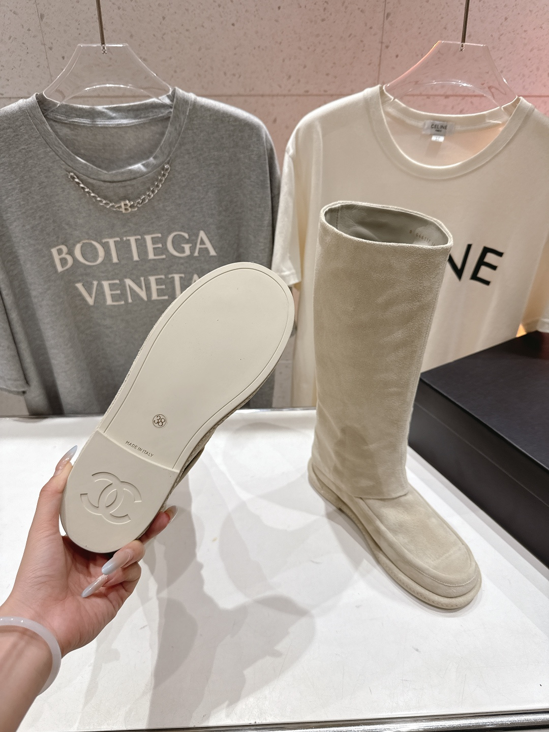 高版本出厂 Chanel… fw25ssnew F028小香2025秋冬新款长靴马丁靴，原版拆卸精准拷贝