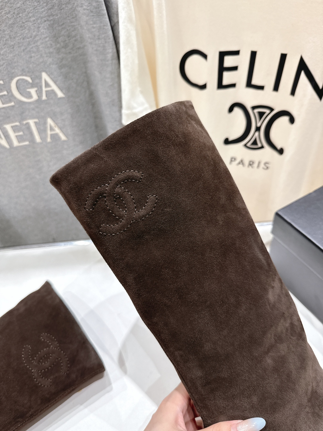 高版本出厂 Chanel… fw25ssnew F028小香2025秋冬新款长靴马丁靴，原版拆卸精准拷贝