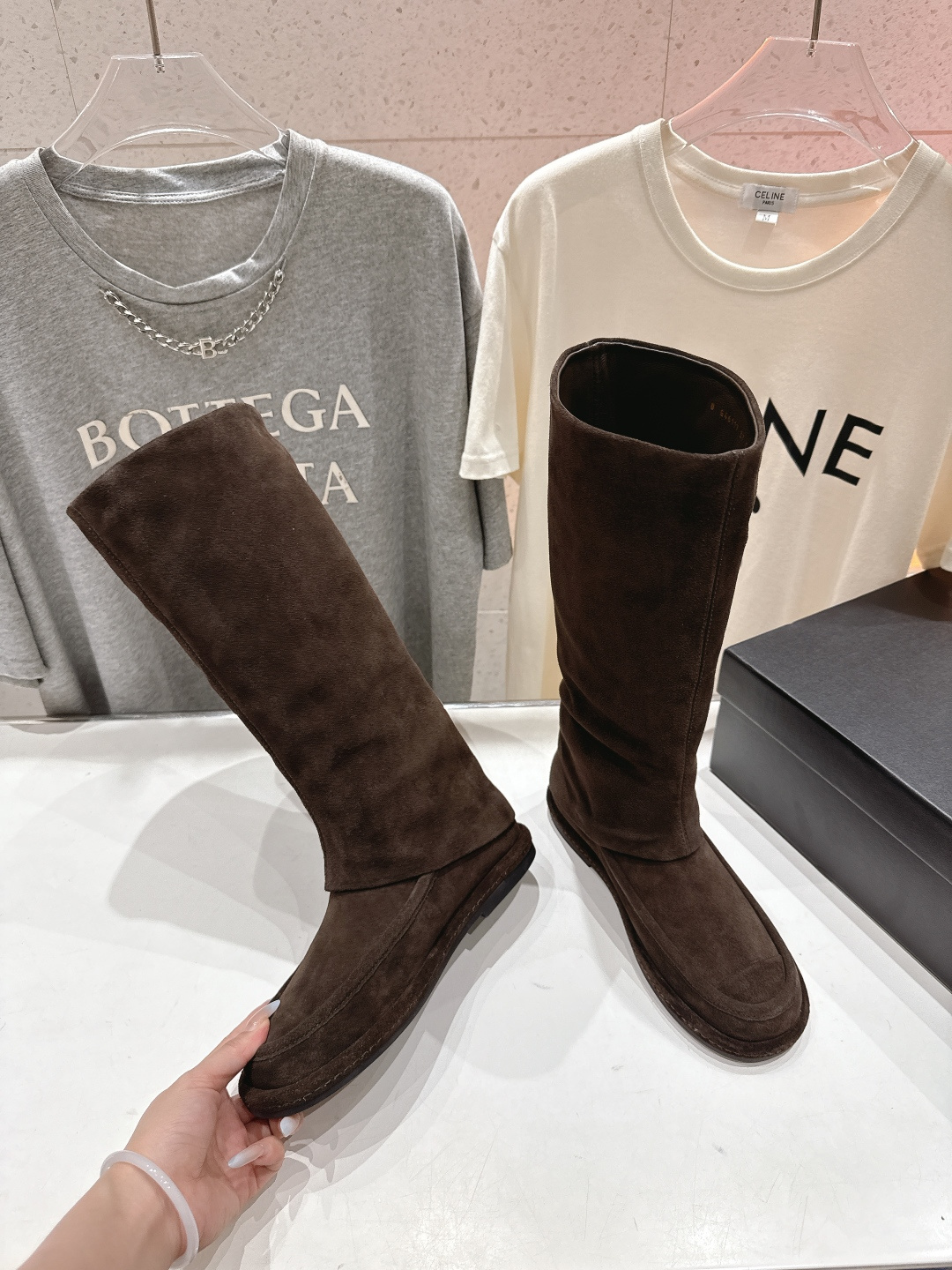 高版本出厂 Chanel… fw25ssnew F028小香2025秋冬新款长靴马丁靴，原版拆卸精准拷贝