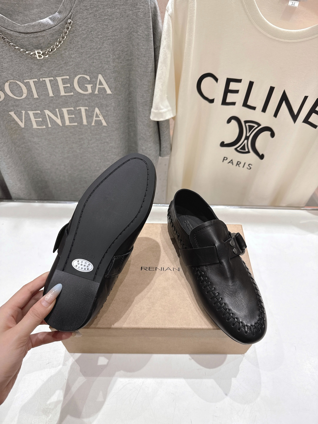 顶级出厂 Renian 小众潮牌～F028新款平底乐福鞋阿甘鞋饼干鞋休闲鞋网红明星小红书狂追热推 发售蠢