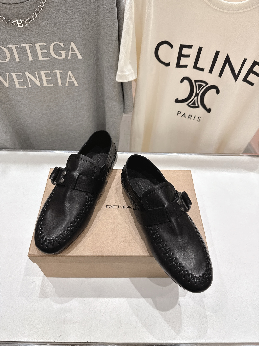 顶级出厂 Renian 小众潮牌～F028新款平底乐福鞋阿甘鞋饼干鞋休闲鞋网红明星小红书狂追热推 发售蠢