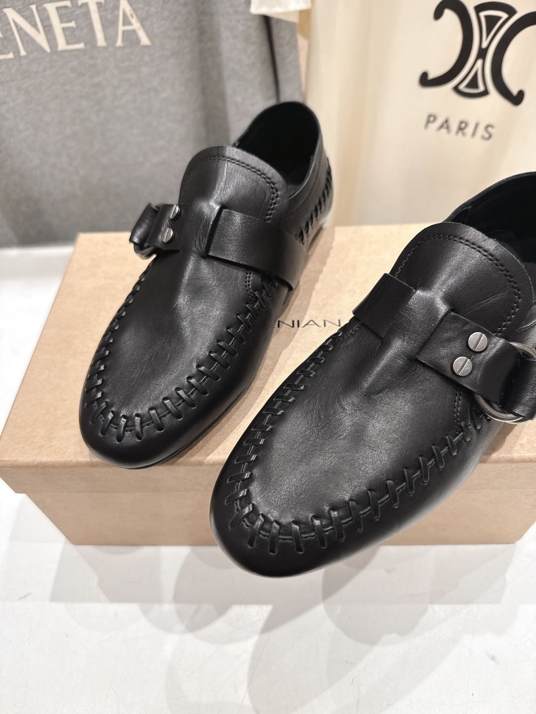 顶级出厂 Renian 小众潮牌～F028新款平底乐福鞋阿甘鞋饼干鞋休闲鞋网红明星小红书狂追热推 发售蠢