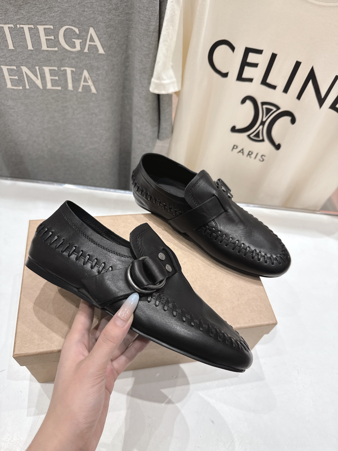 顶级出厂 Renian 小众潮牌～F028新款平底乐福鞋阿甘鞋饼干鞋休闲鞋网红明星小红书狂追热推 发售蠢