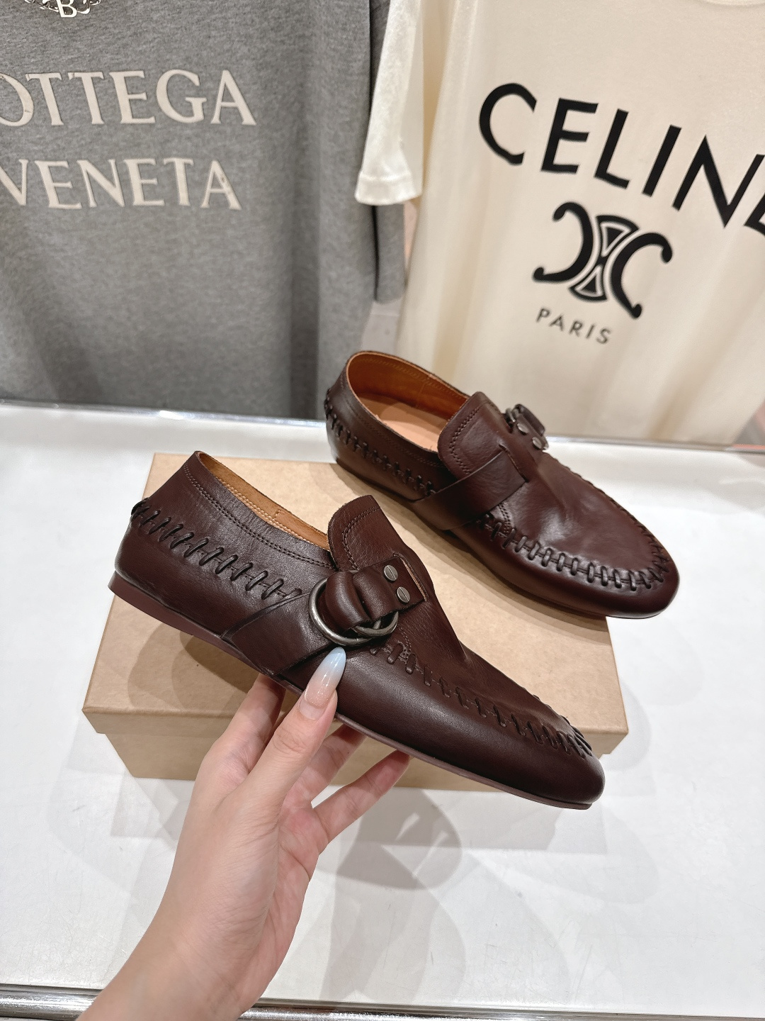 顶级出厂 Renian 小众潮牌～F028新款平底乐福鞋阿甘鞋饼干鞋休闲鞋网红明星小红书狂追热推 发售蠢