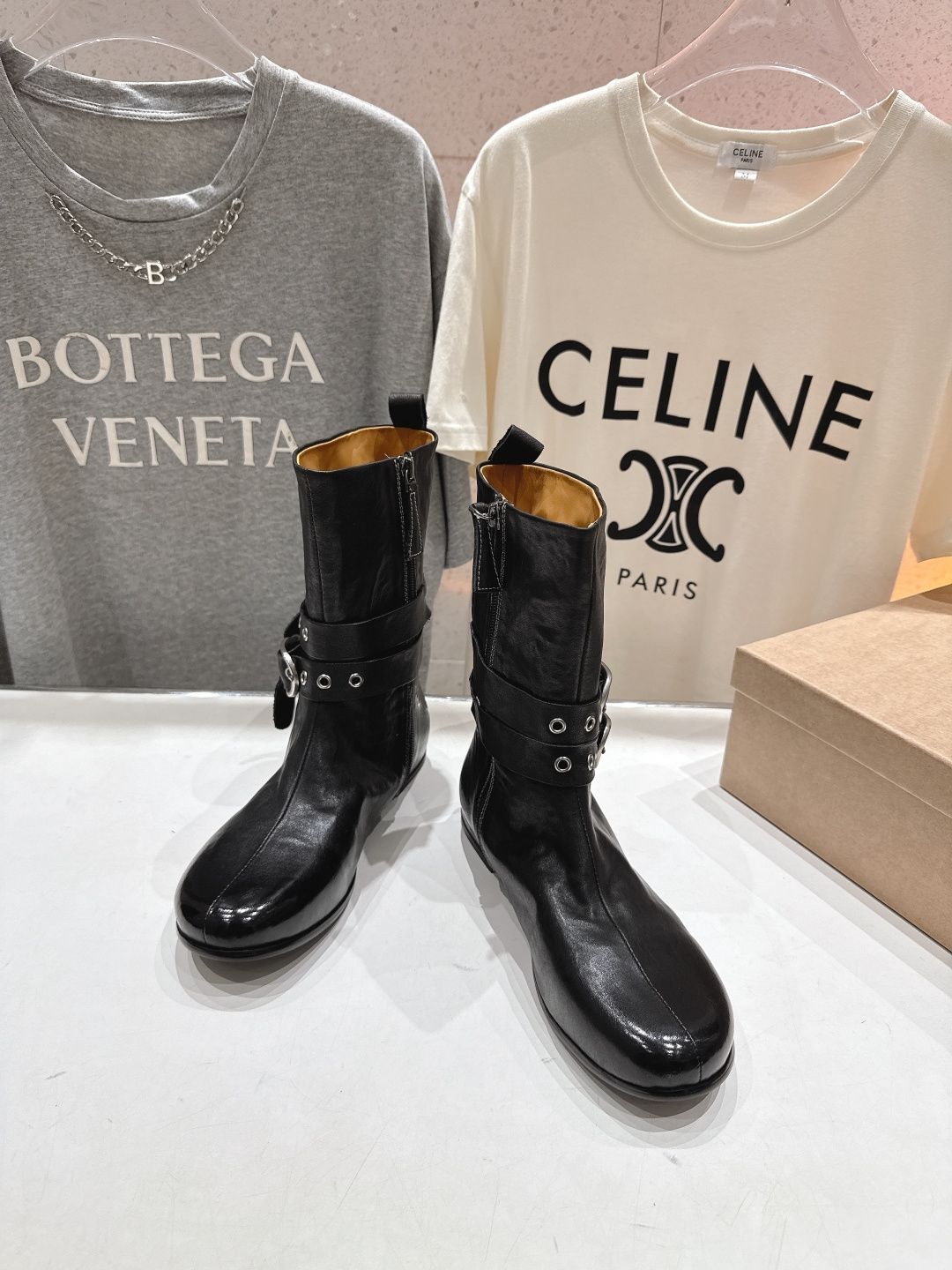 顶级出厂 Renian 小众潮牌～F028秋冬新款复古英伦风切尔西短靴马丁靴网红明星小红书狂追热推 发售