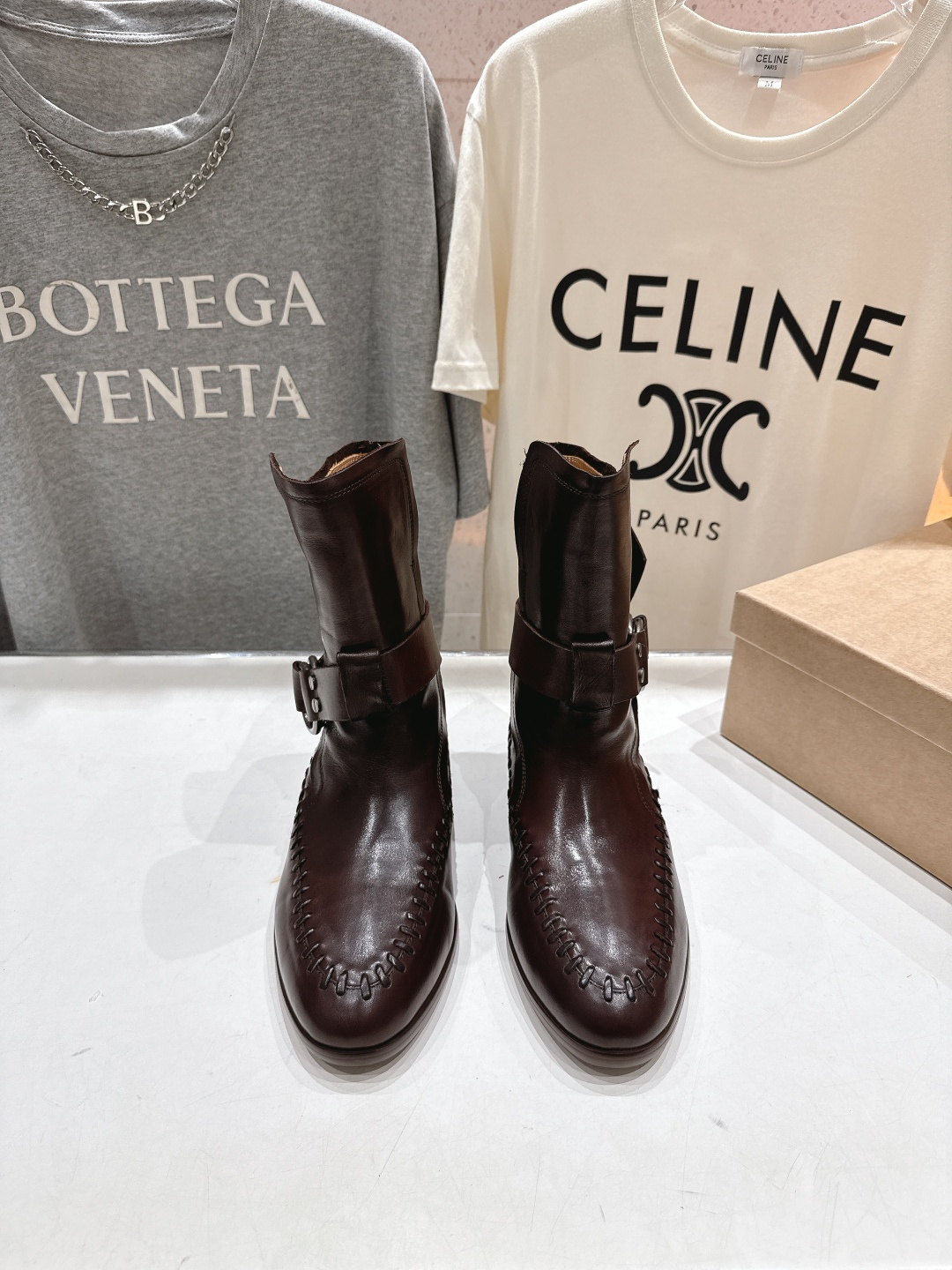 顶级出厂 Renian 小众潮牌～F028秋冬新款复古英伦风切尔西短靴马丁靴网红明星小红书狂追热推 发售