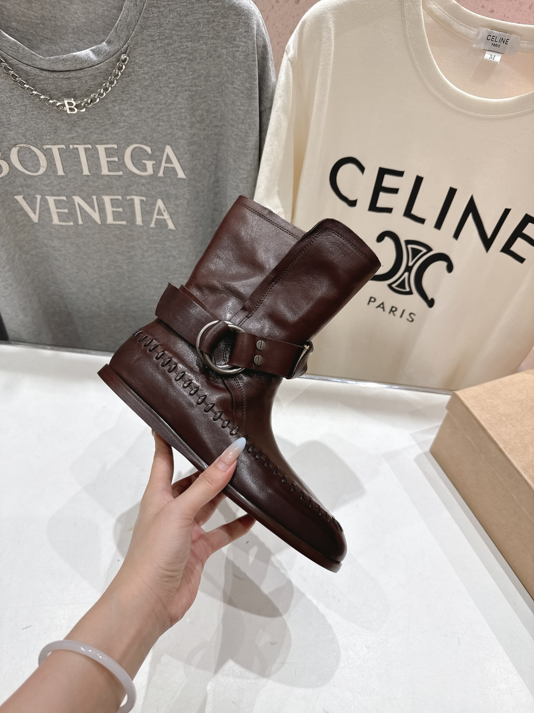 顶级出厂 Renian 小众潮牌～F028秋冬新款复古英伦风切尔西短靴马丁靴网红明星小红书狂追热推 发售