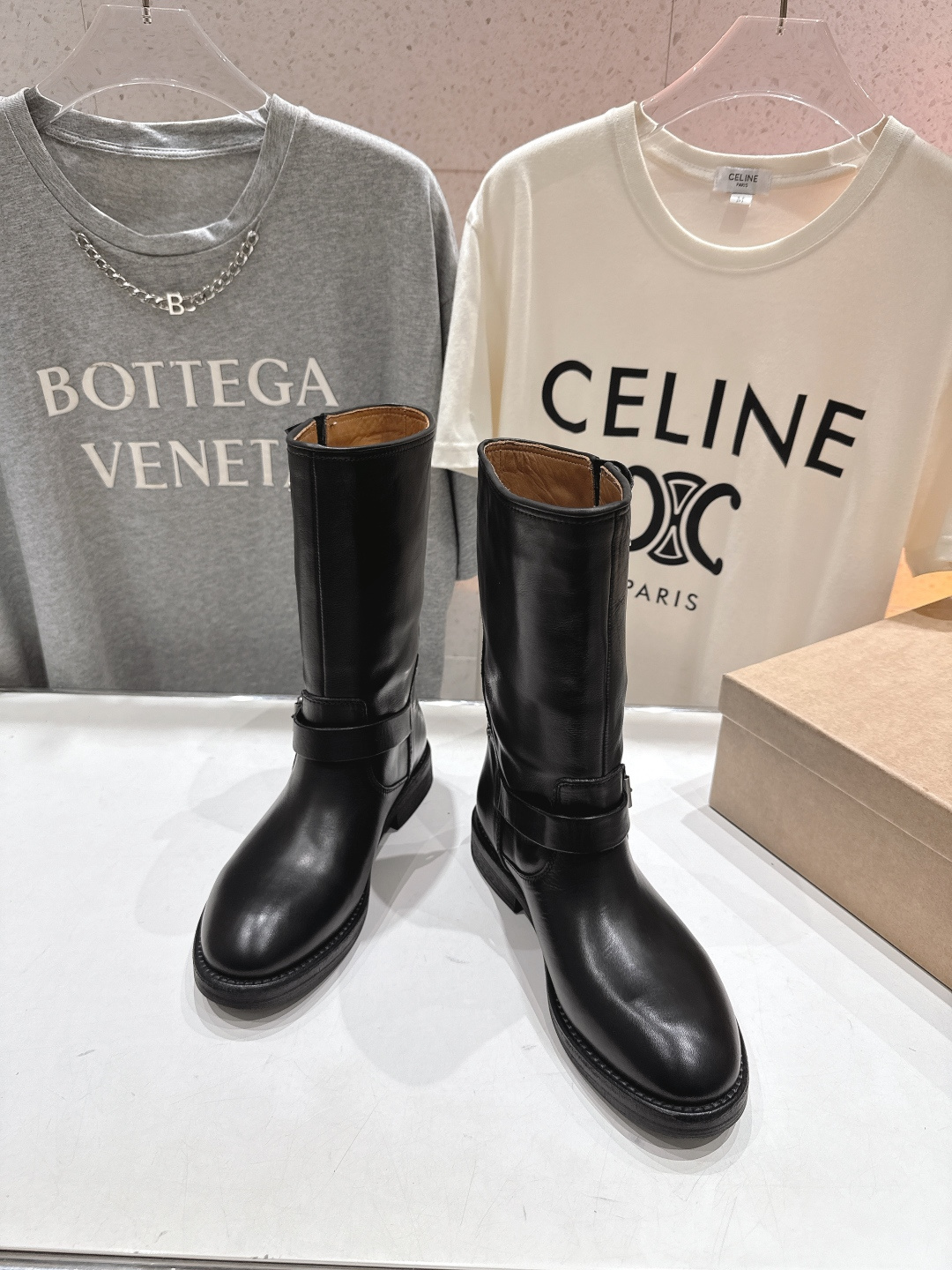 顶级出厂 Renian 小众潮牌～F028秋冬新款复古英伦风短靴切尔西中筒靴马丁靴网红明星小红书狂追热推