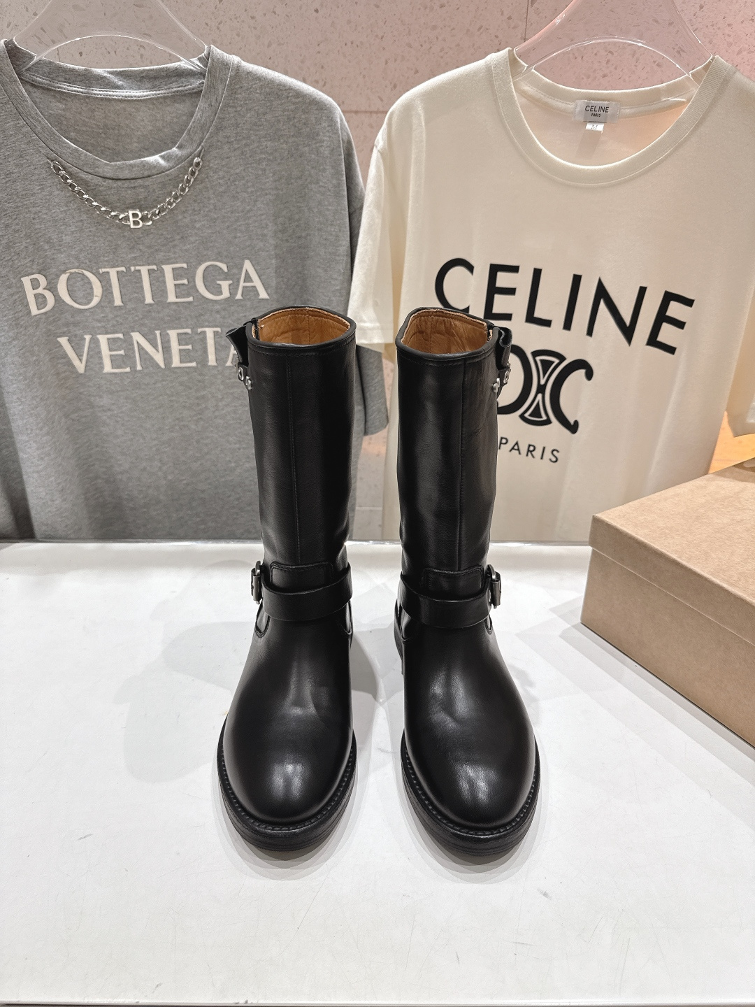 顶级出厂 Renian 小众潮牌～F028秋冬新款复古英伦风短靴切尔西中筒靴马丁靴网红明星小红书狂追热推