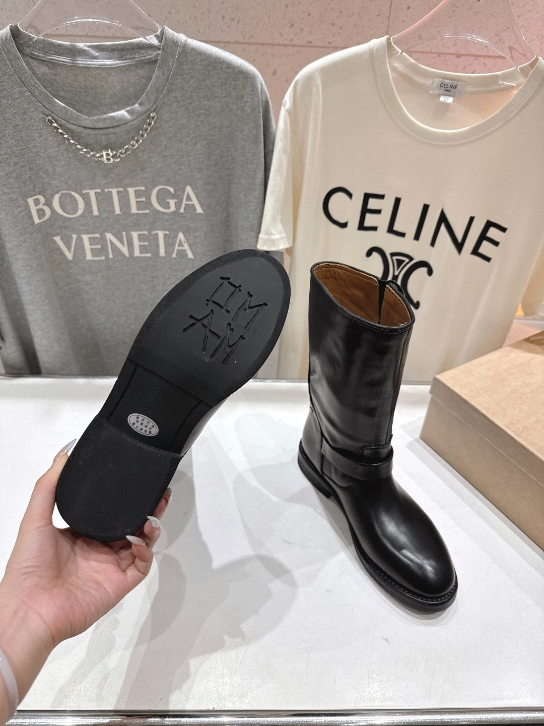 顶级出厂 Renian 小众潮牌～F028秋冬新款复古英伦风短靴切尔西中筒靴马丁靴网红明星小红书狂追热推