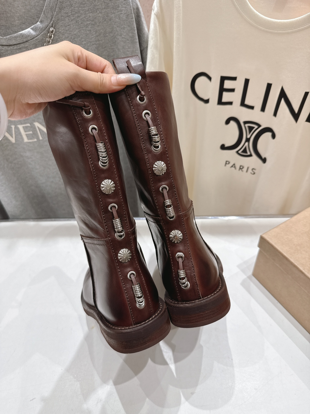 顶级出厂 Renian 小众潮牌～F028秋冬新款复古英伦风短靴切尔西中筒靴马丁靴网红明星小红书狂追热推